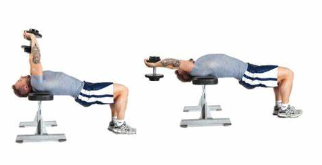 Dumbbell Tricep Pullovers:

