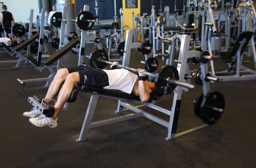 Decline bench press