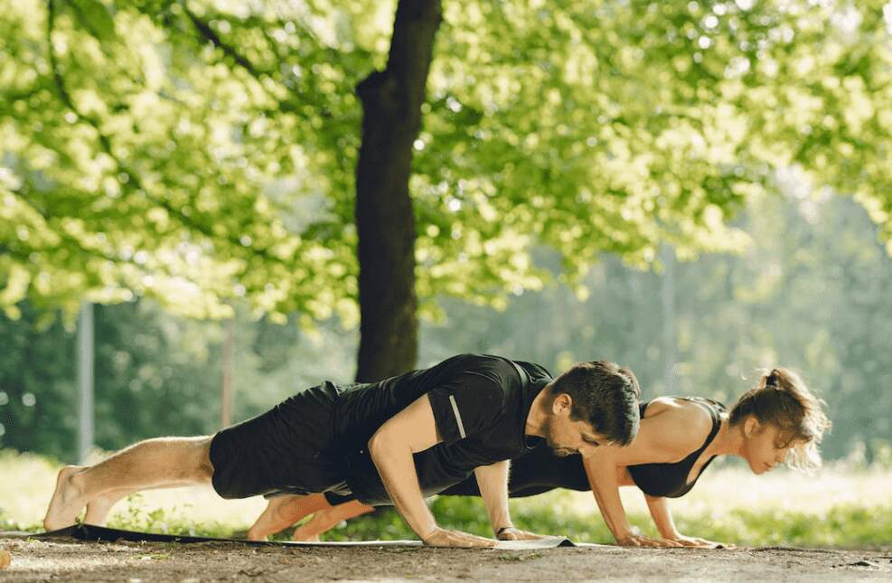 Calisthenics push-ups exercises